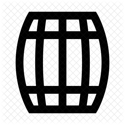 Wooden Beer Keg Icon - Icon (512x512)