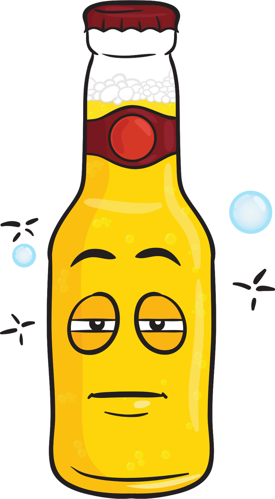Upcoming Jacksonville Craft Beer Events - Cartoon Drunk Beer Bottle (883x1600)