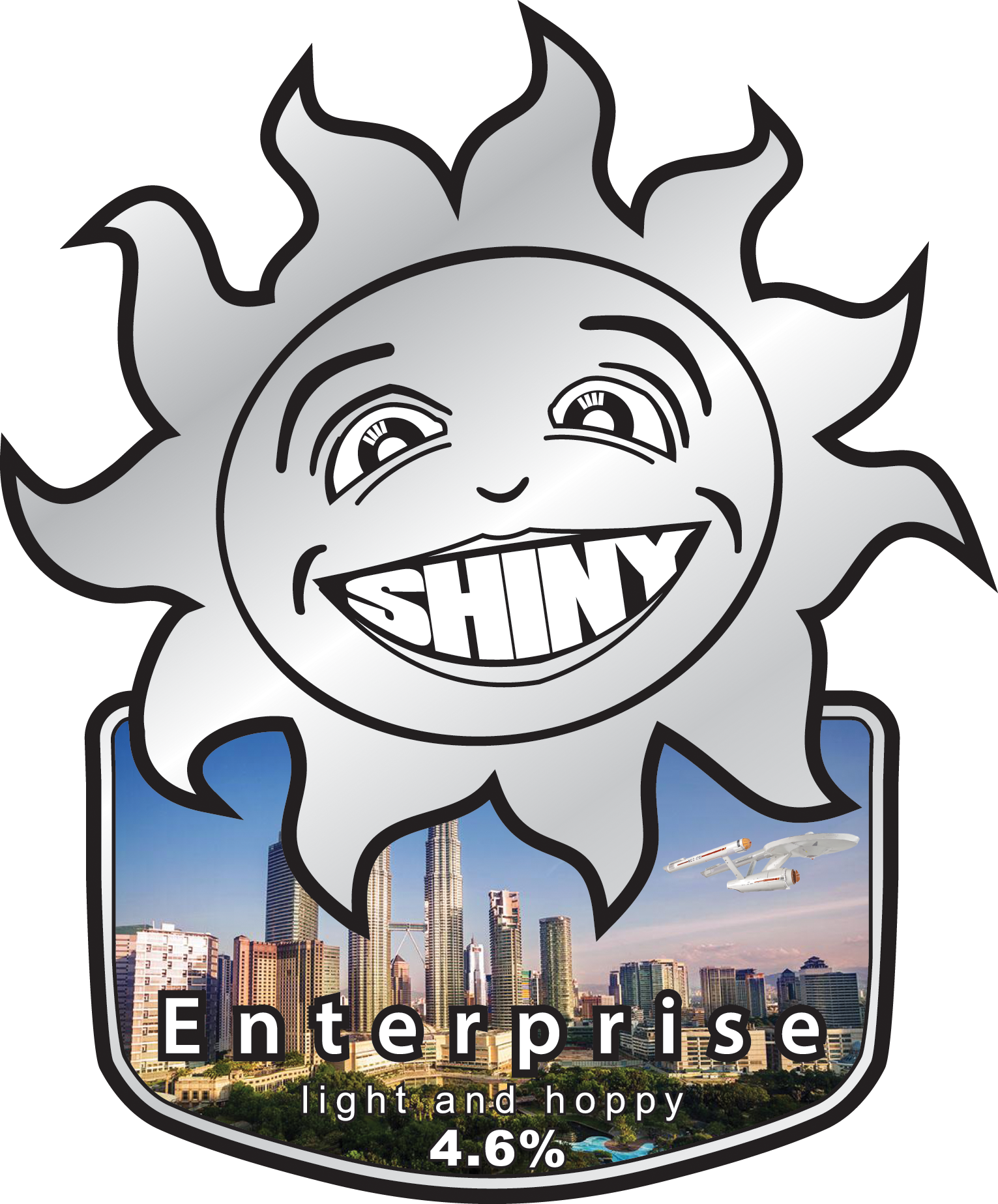 Download Pump Clip Artwork - Beer (1531x1847)