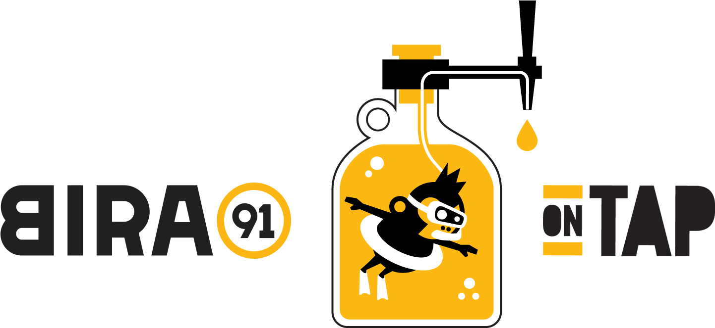 Biraontap-white Copy - Bira Logo Png (1500x700)