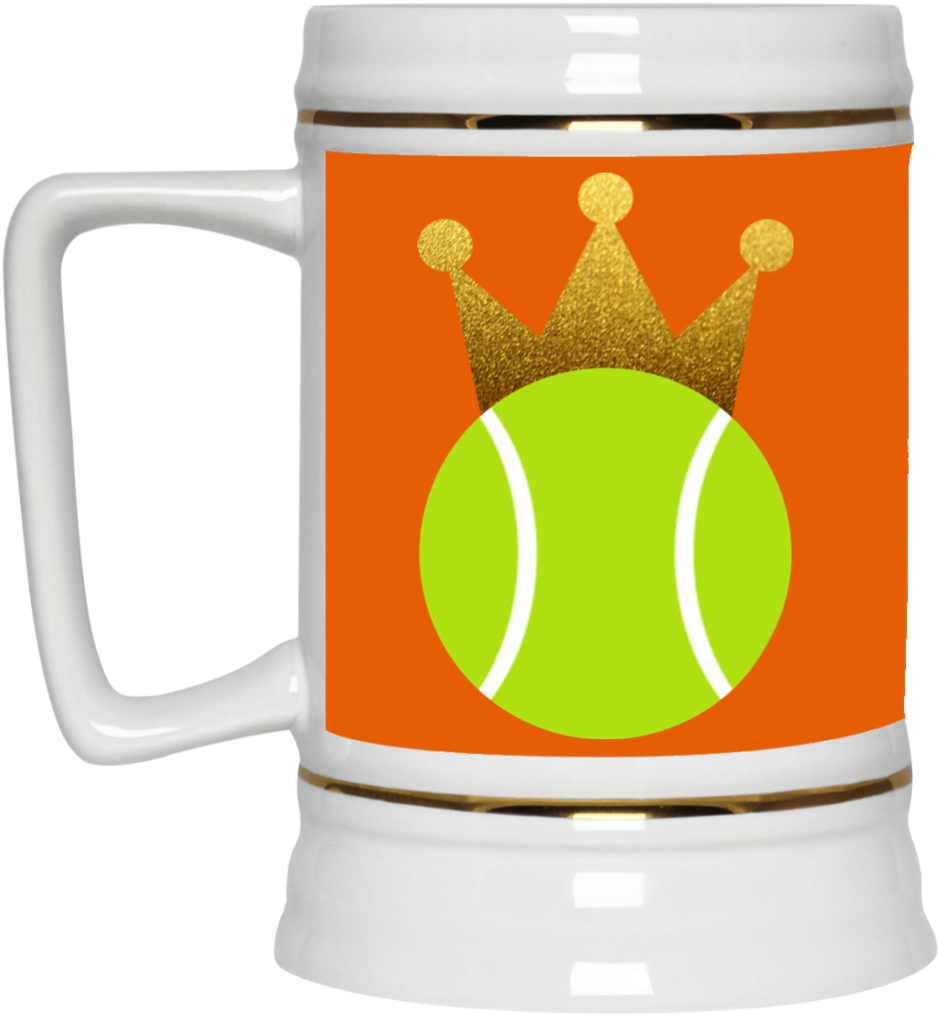 I Love Tennis Tennis Balls Crown Lover Mug Cup Coffee - Mug There Is No Fun In Germany (1024x1024)