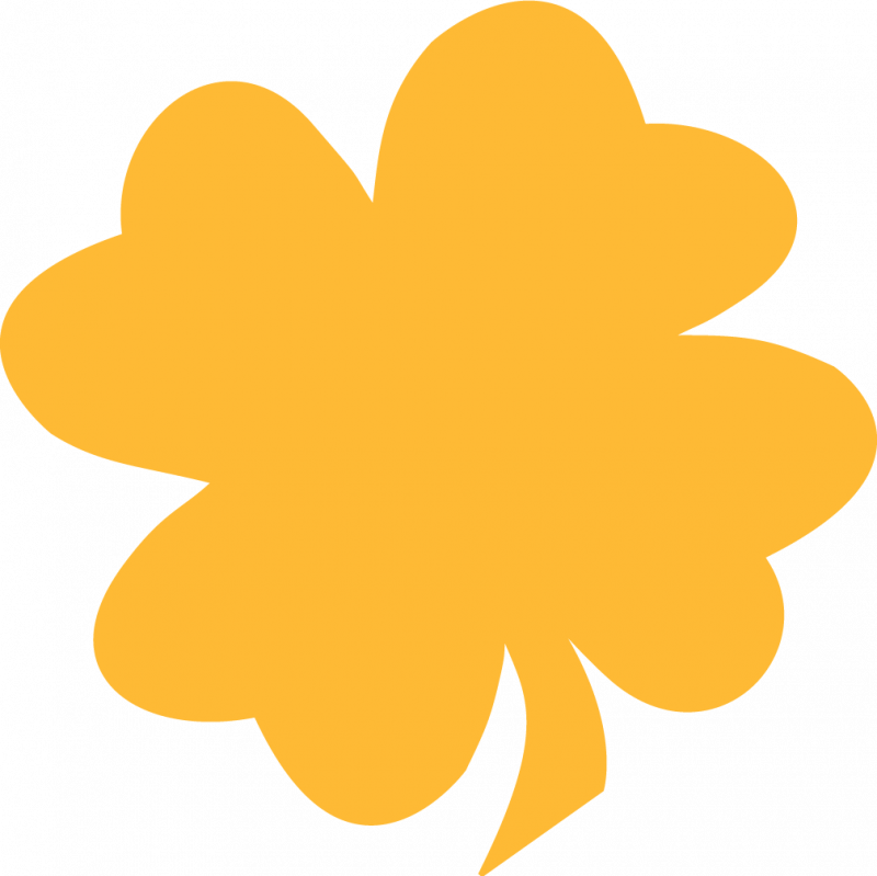 Yellow Clover Clipart - Yellow Clover Clipart (800x799)