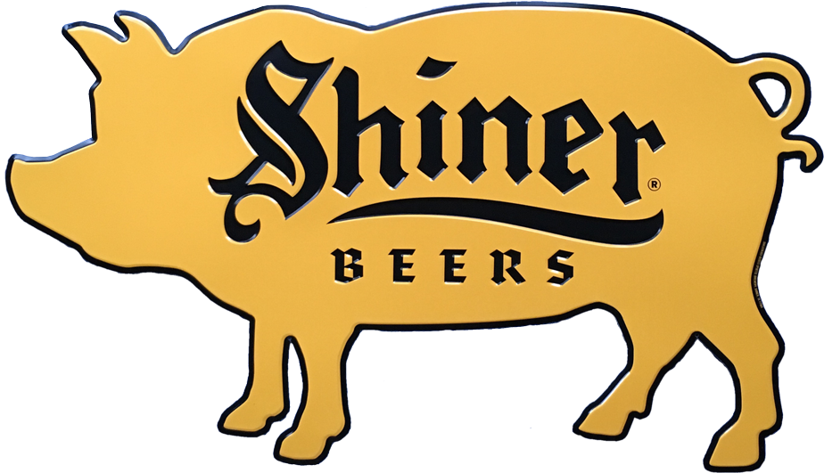 Shiner Beers Pig Die-cut Sign - Shiner Logo (1024x1024)