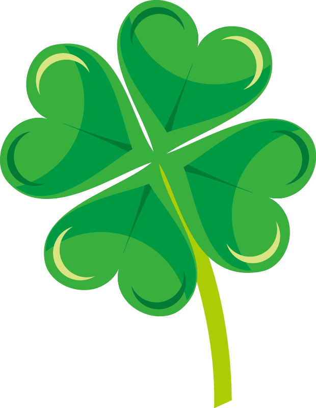 Four-leaf Clover Drawing Cartoon - Four-leaf Clover Drawing Cartoon (620x800)