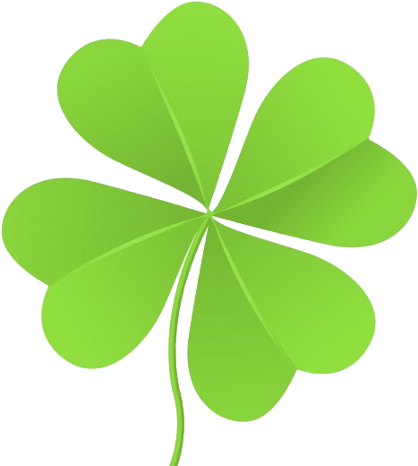 Lady Slot Machine Four Leaf Clover Emoji - Transparent Background Shamrock (467x520)