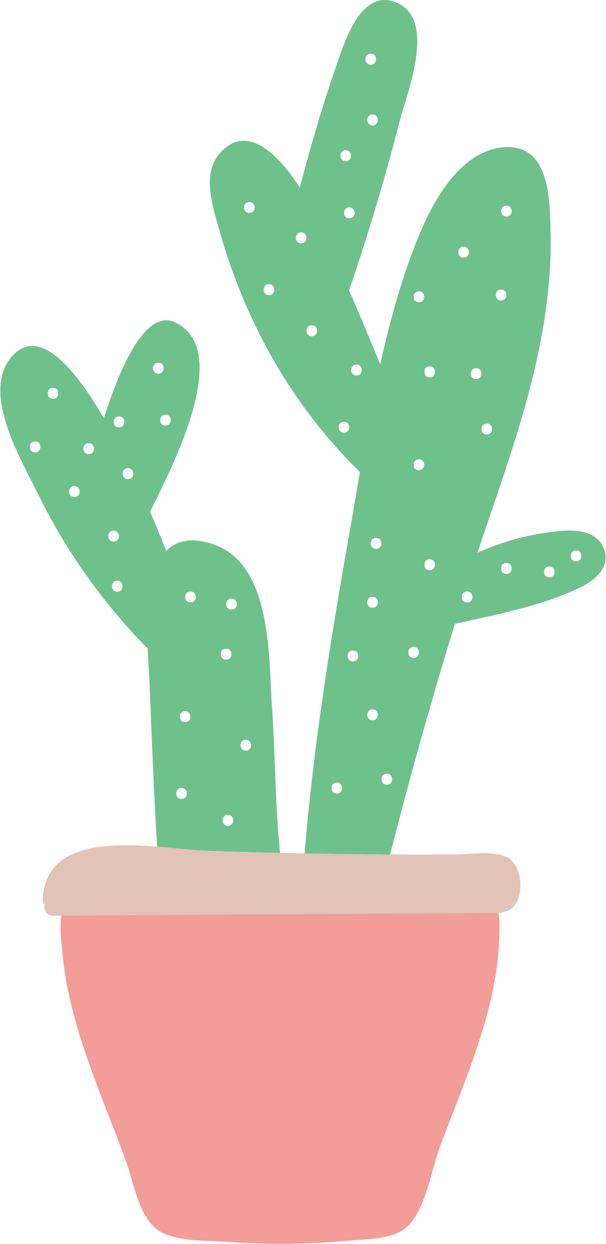Cactaceae Euclidean Vector - Cactus (1208x2478)