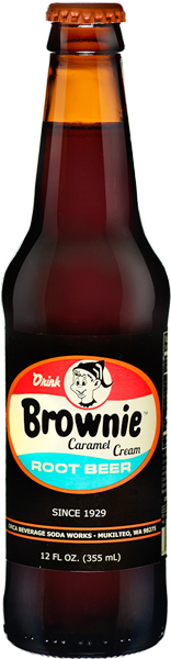 Brownie Caramel Cream Root Beer - Americana Honey Cream Soda (500x630)