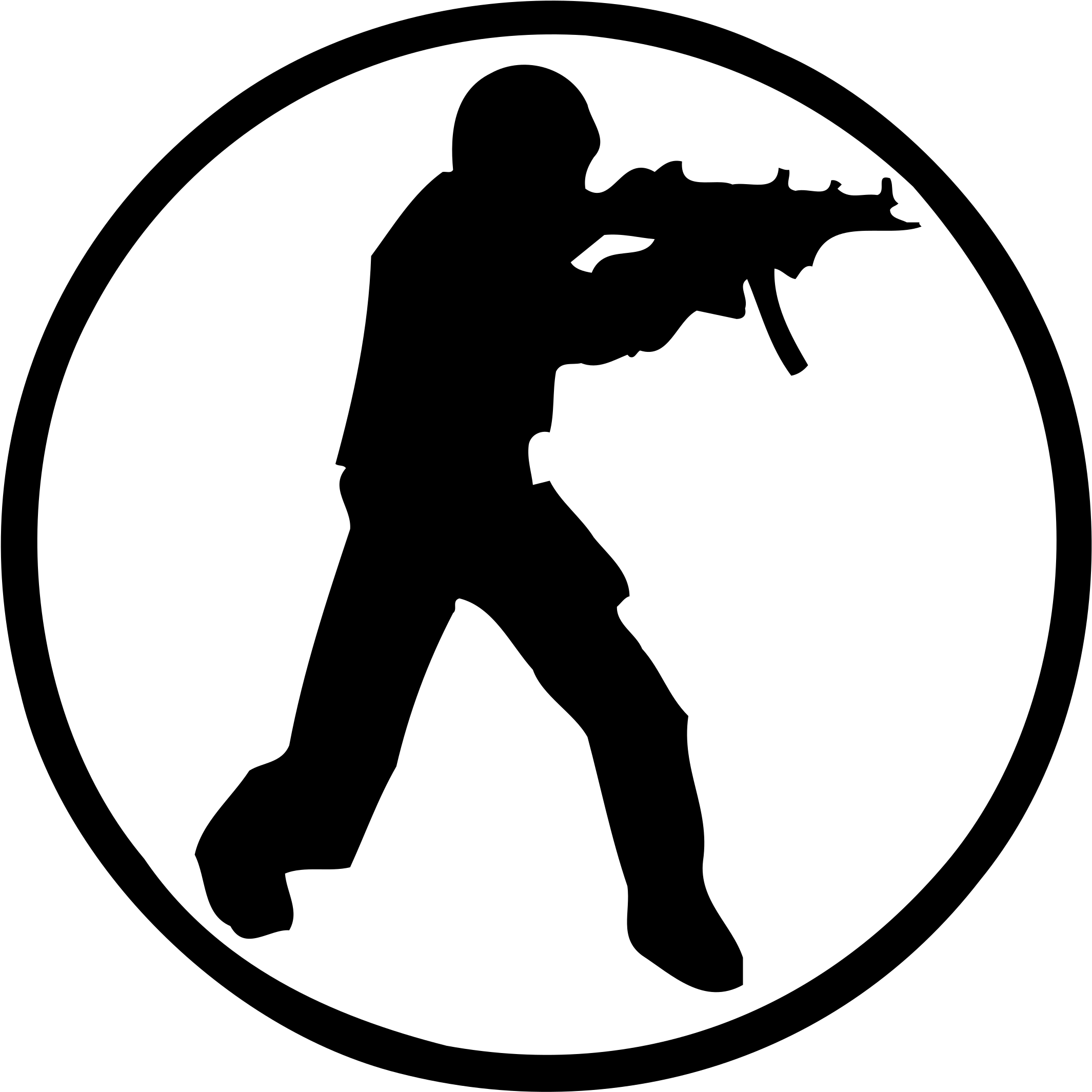 Counter Strike Logo Png Transparent - Counter Strike 1.6 Logo (2400x2400)