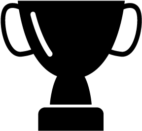 Trophy Icon Black - Trophy Icon Png Black (614x614)
