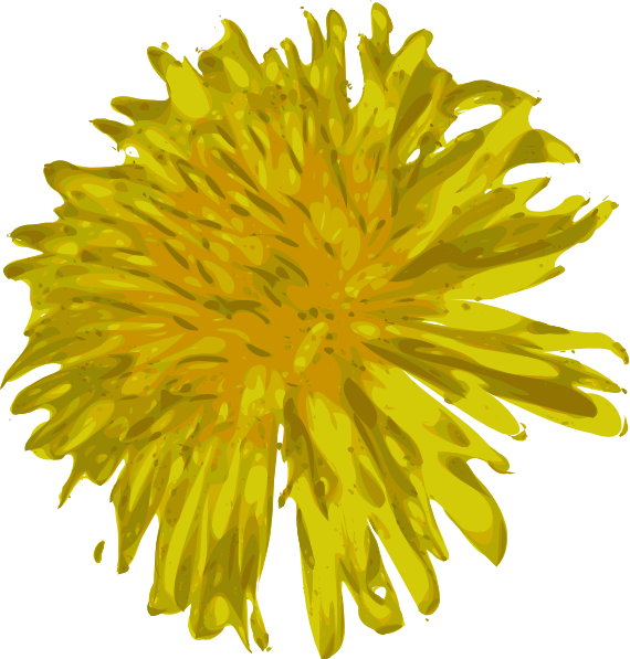 Dandelion Clip Art Free Vector 4vector August Clip - Clip Art (570x597)