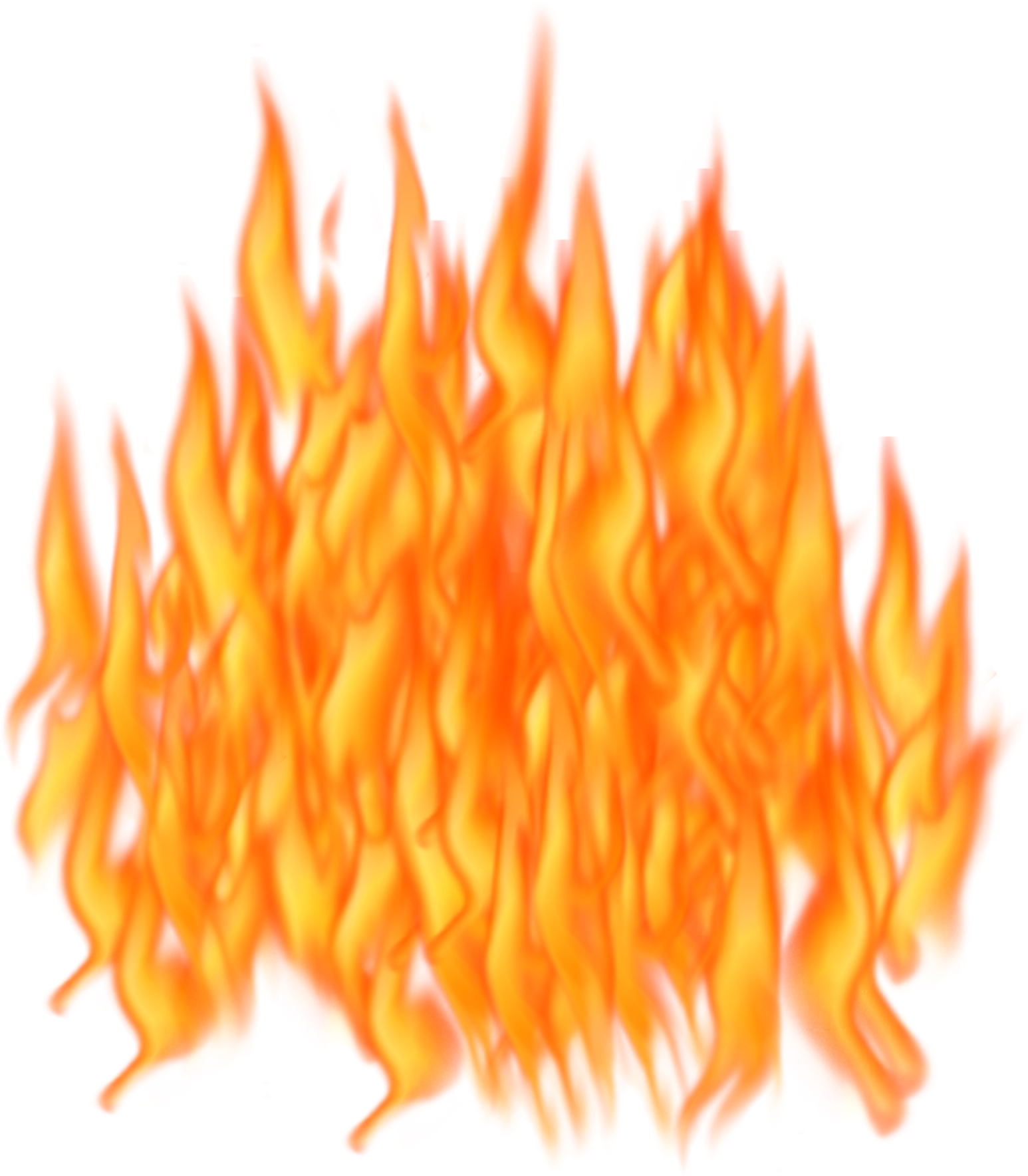 Fire Clipart No Background - Transparent Fire (2044x1833)