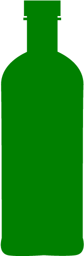 Green Bottle 9 Icon - Glass Bottle (512x512)