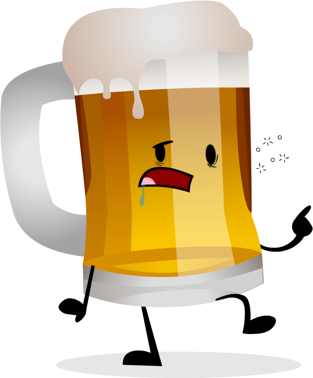 Beer Logo Clipart - Cartoon Beer Png (1024x1224)