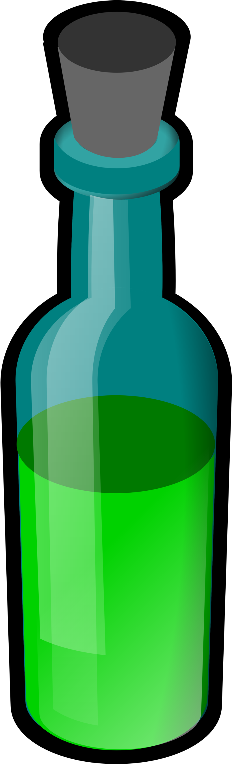 Pse Bottle - Poison Bottle Clip Art (958x2635)