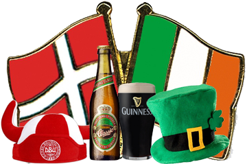 Pillaging, Pubs And The Paddy's Day Phenomenon - Danish South African Flag (400x320)