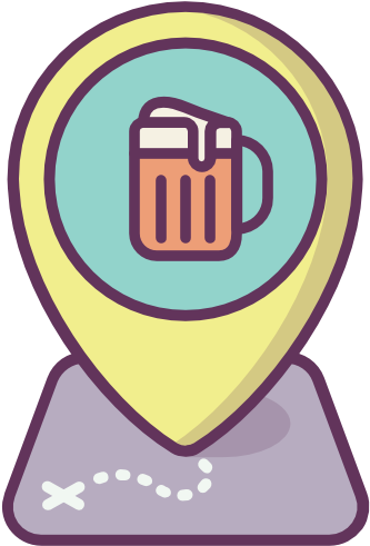 Location, Map, Bier, Punkt, Zeiger Symbol - Icono De Ubicacion Cerveza (512x512)