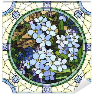 Vector Illustration Of Flower Blue Forget Me Not - Coloring Book For Adults By Adult Coloring Book Artists (400x400)