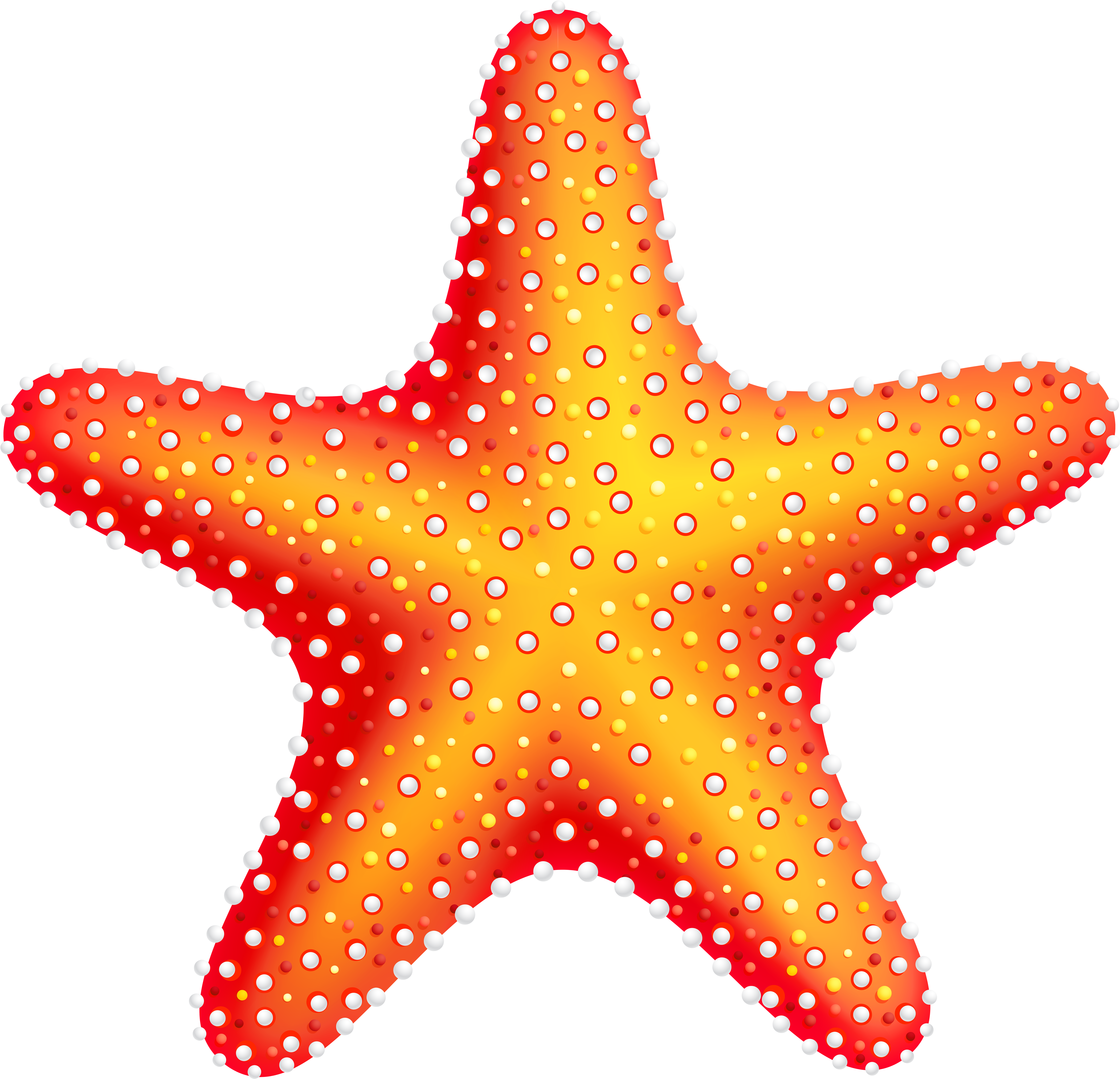 Starfish Png Clip Art - Clip Art Starfish (6000x5781)