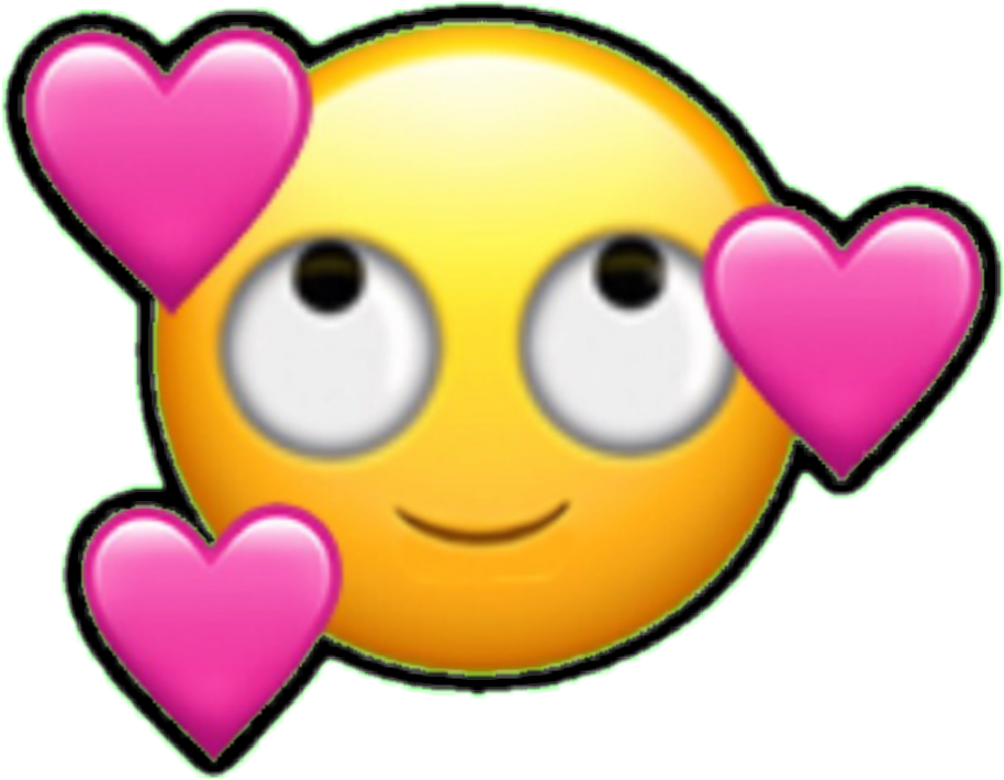 Emoji Emoticon Falling In Love Smiley - Emoji Emoticon Falling In Love Smiley (914x710)