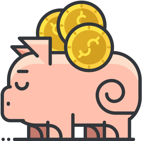 Sparschwein Symbol - Bank (512x512)