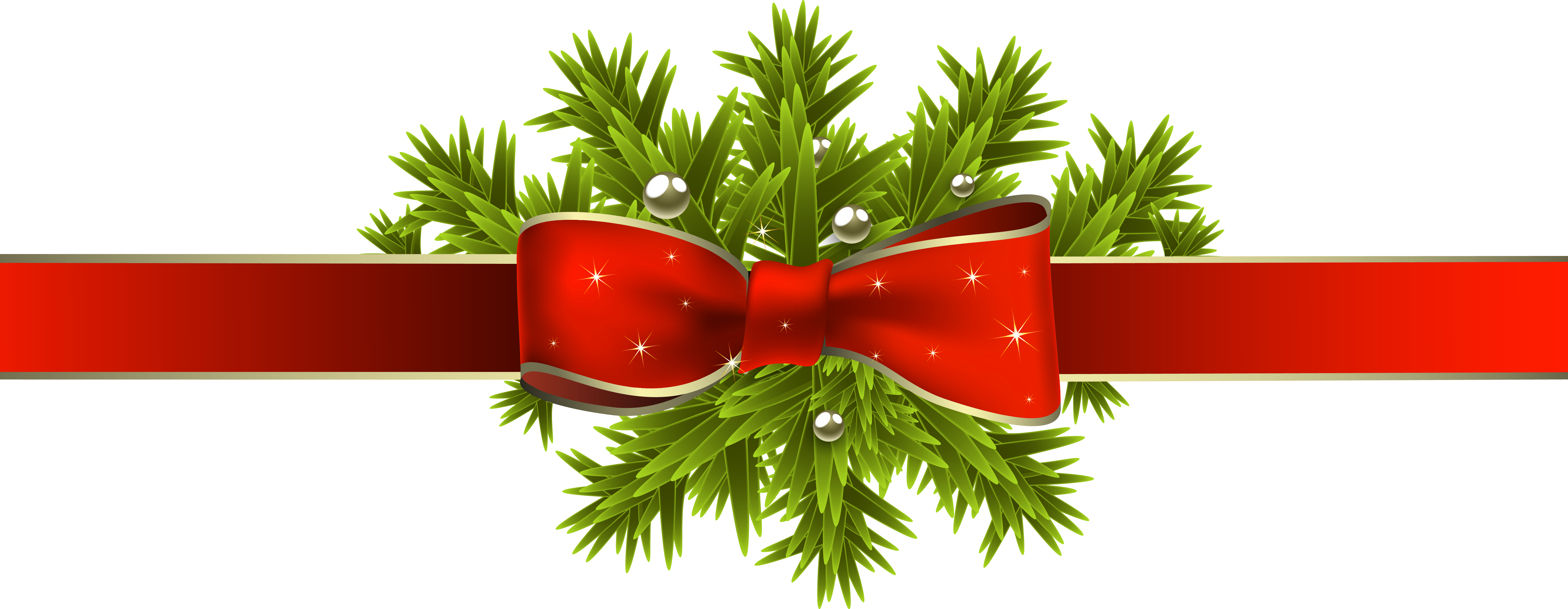 Christmas Decoration Png - Merry Christmas And Happy New Year Wishes (6172x2396)