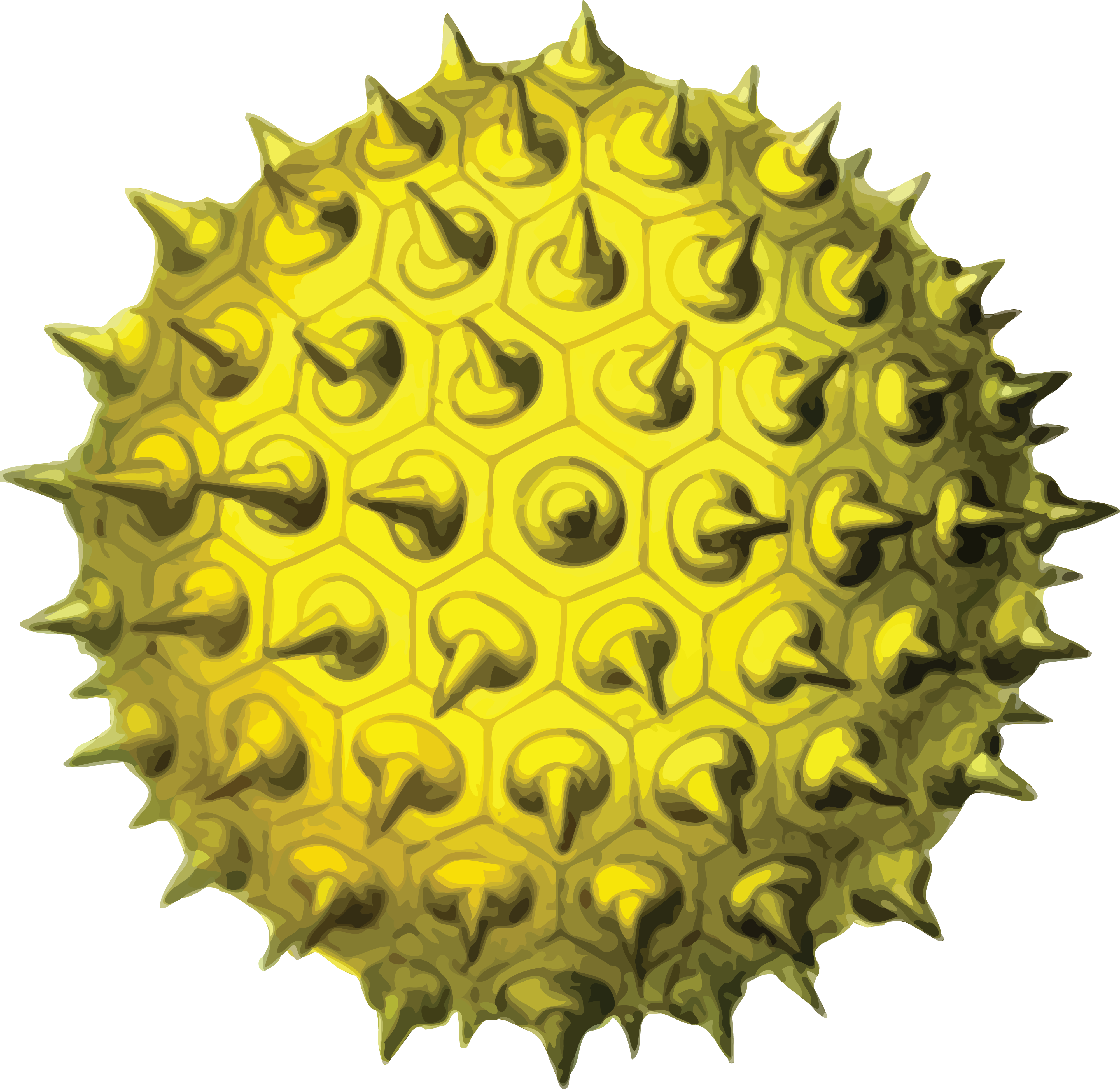 Free Clipart Of A Pollen Spore - Pollen Png (4000x3891)