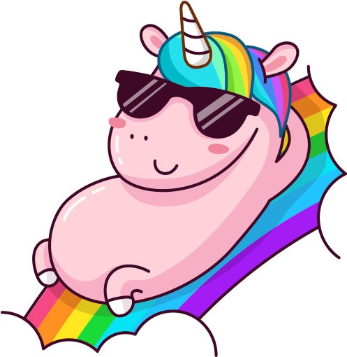 Find This Pin And More On Cute Unicorn By Sofygym - Спаркс Стикеры (512x512)