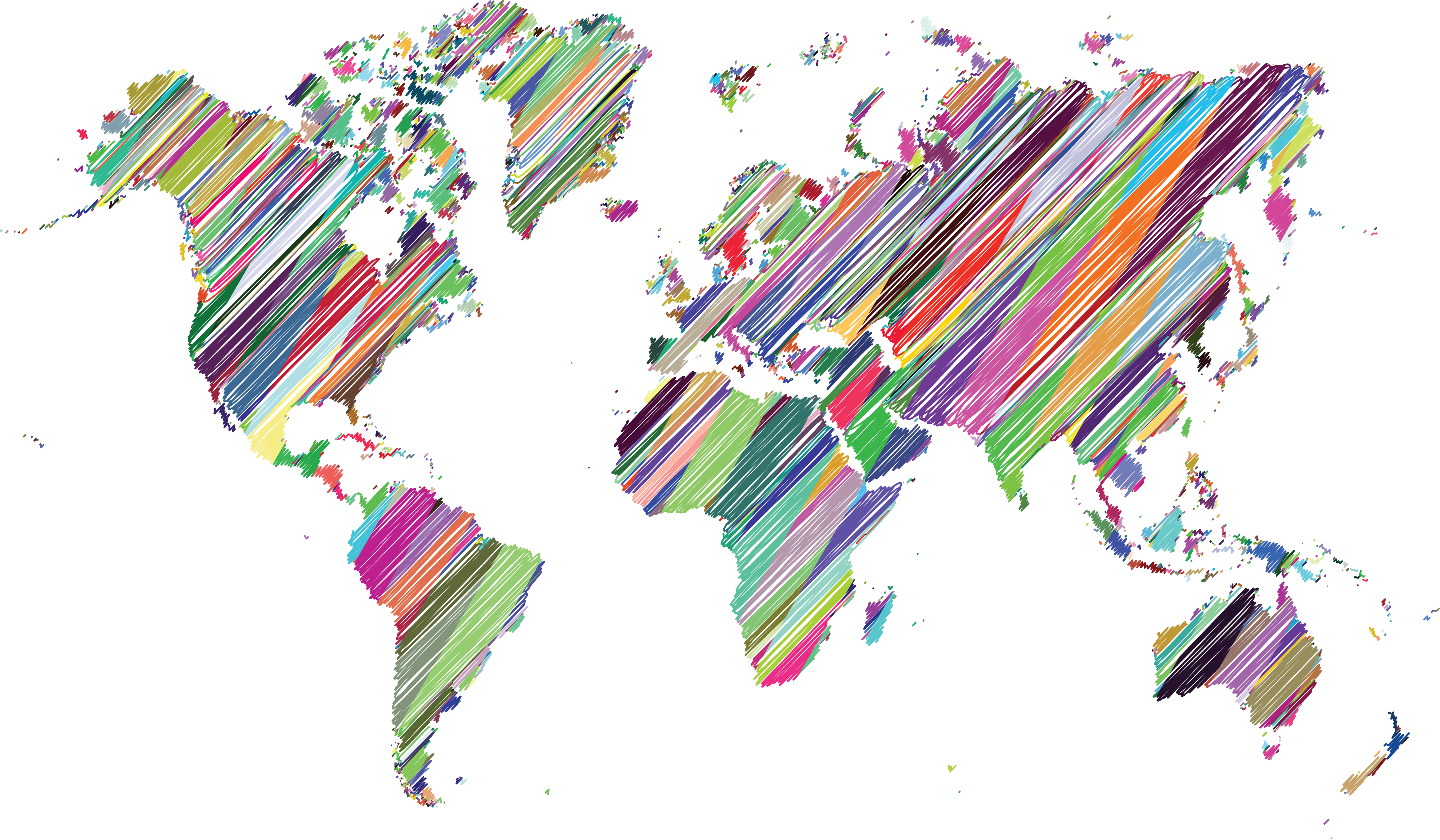 Free Clipart Of A World Map - ! Samsung Galaxy S8 Plus Case (4000x2335)