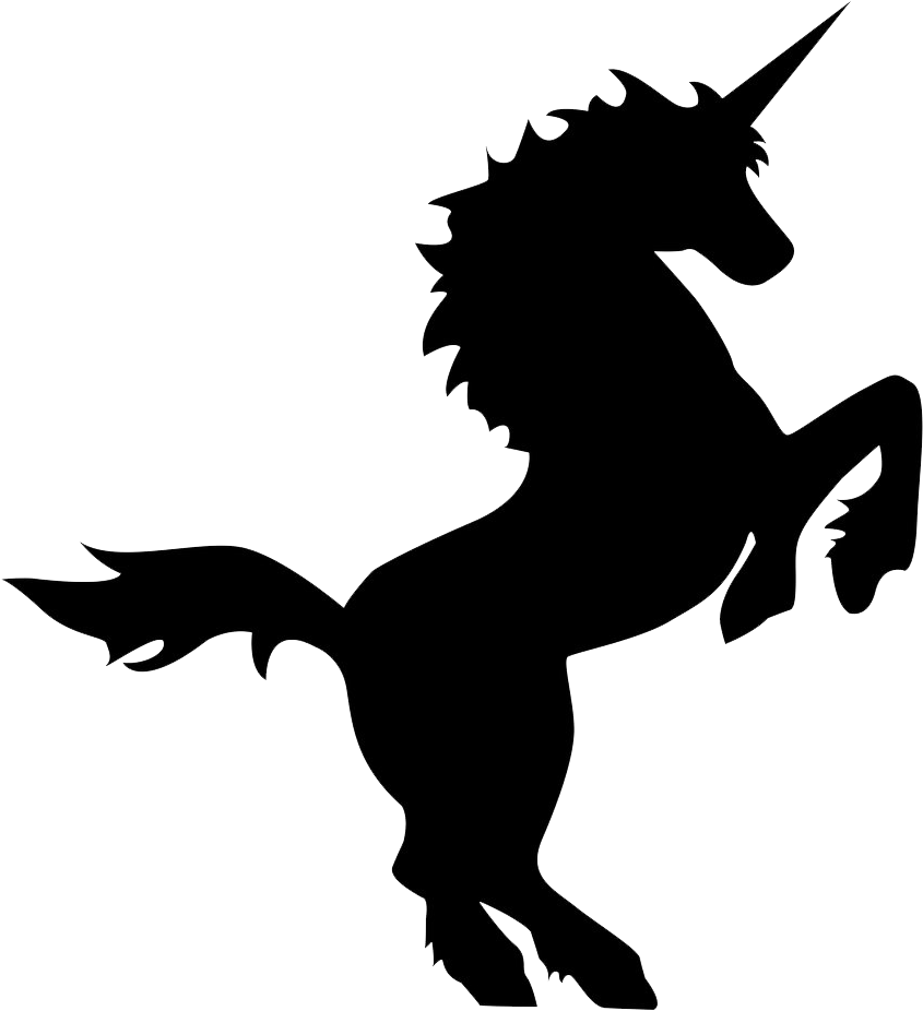 Unicorn Clipart Transparent Background - Unicorn Png (858x931)