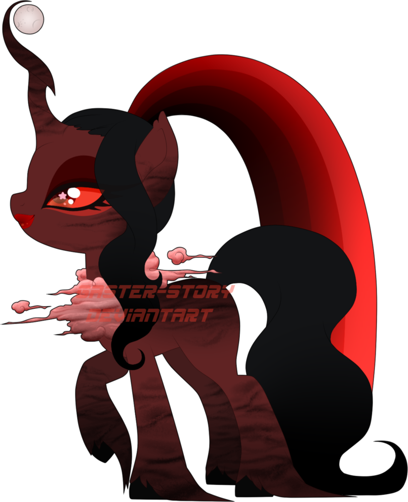 [open] Red Rainbow Unicorn Adopt By Gaster-story - Cartoon (806x990)