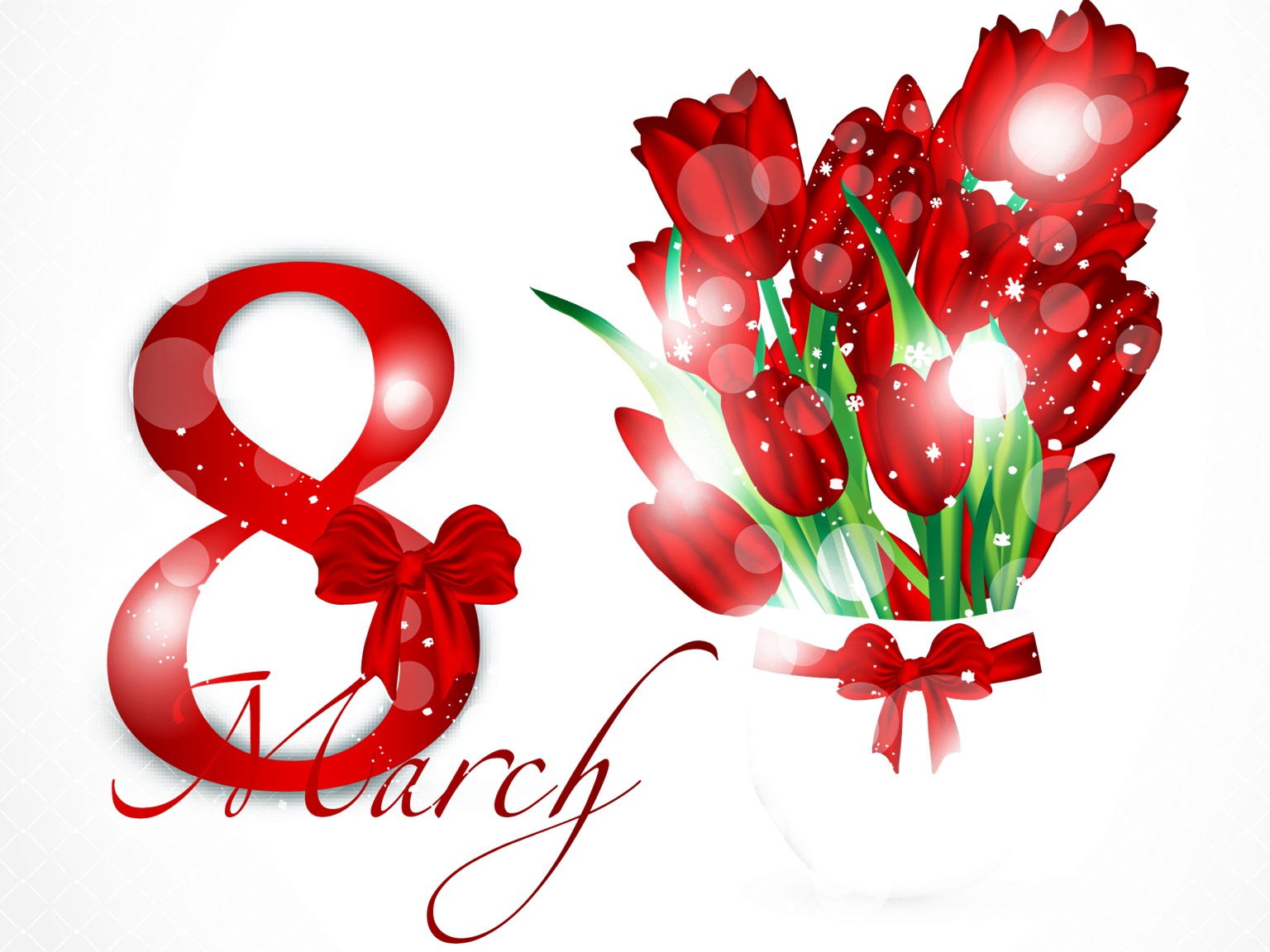 8 March Png Clipart Background - Happy Women's Day 2018 (1536x1152)