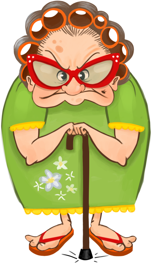 Granny Animation Animated Cartoon - Granny Animation Animated Cartoon (684x1167)