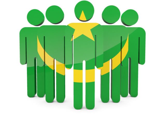 Illustration Of Flag Of Mauritania - South African People Png (640x480)