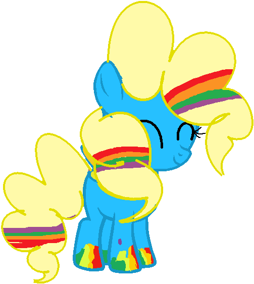 Rainbow Skittles By Casey The Unicorn - Cartoon (551x570)