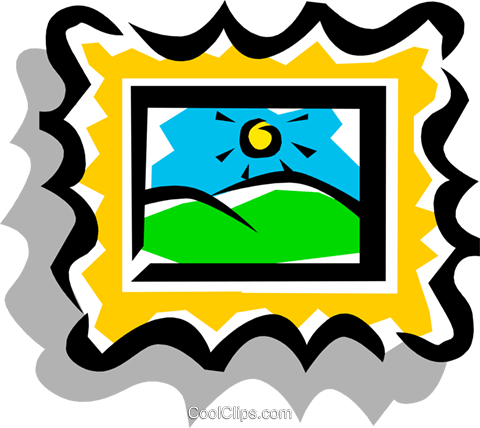 Picture Frame Royalty Free Vector Clip Art Illustration - La Grande Storia (480x428)