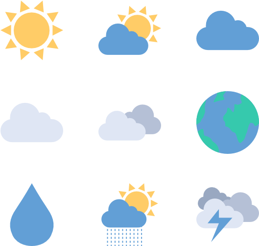 Weather - Weather Icons Png Transparent (600x564)