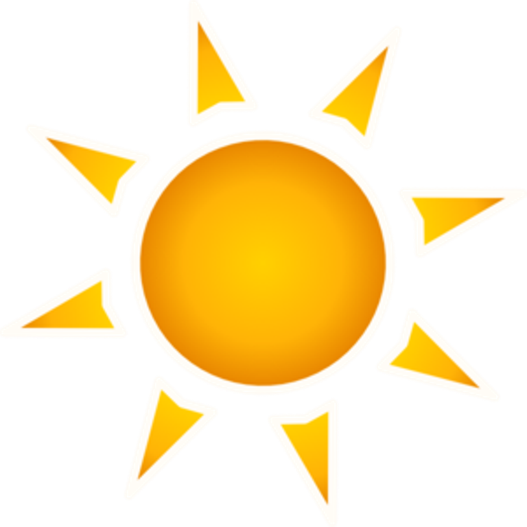 Sunshine Clipart Climate - Animated Sun (768x768)