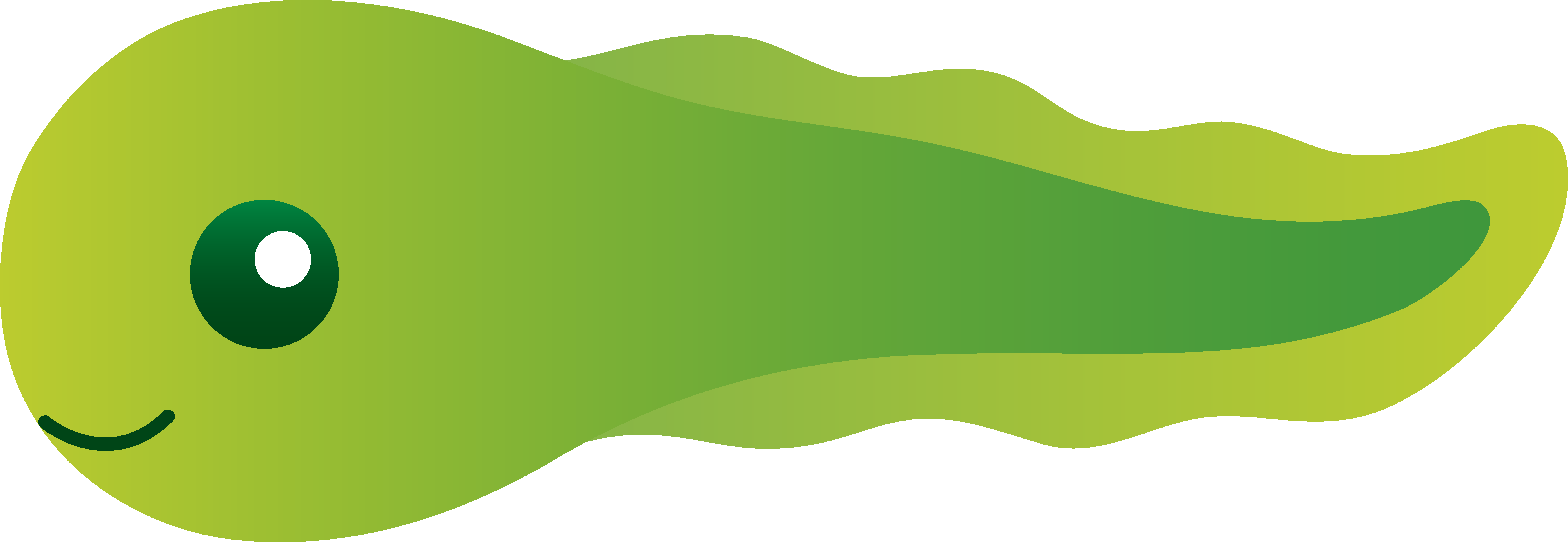 Frog Clip Art - Tadpole Clipart (7132x2463)