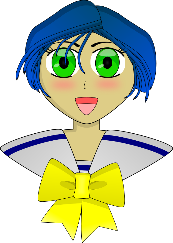 School Girl Cartoon 26, Buy Clip Art - Clip Art (570x800)