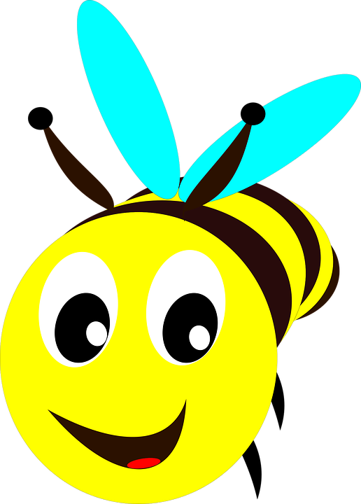 Flower Bee Cliparts 23, - Bee (516x720)