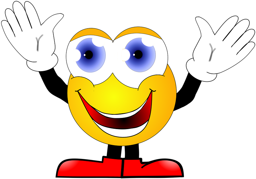 Smiley Flower Cliparts 4, - Integetős Smiley (952x720)