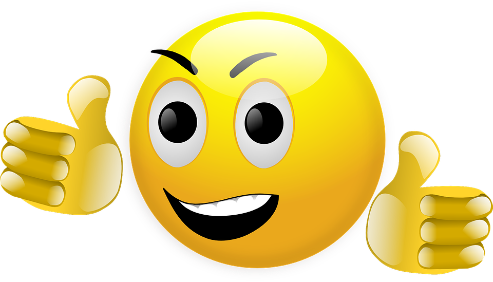 Smiley Flower Cliparts 18, - Thumbs Up Smiley (960x549)
