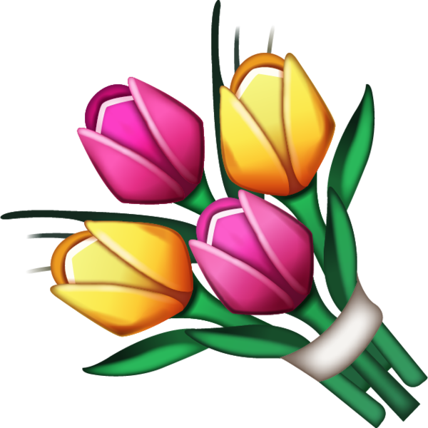 Download Bouquet Emoji Image In Emoji Island Png Flower - Flowers Emoji (600x600)