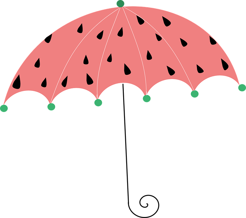 Shower Umbrella Cliparts 17, Buy Clip Art - Cute Umbrella Clipart (813x720)