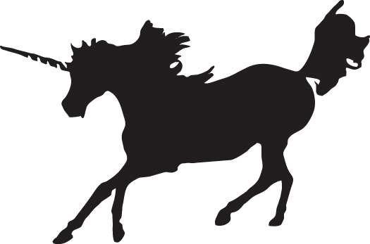 Unicorn - Chicken Caricature (525x347)