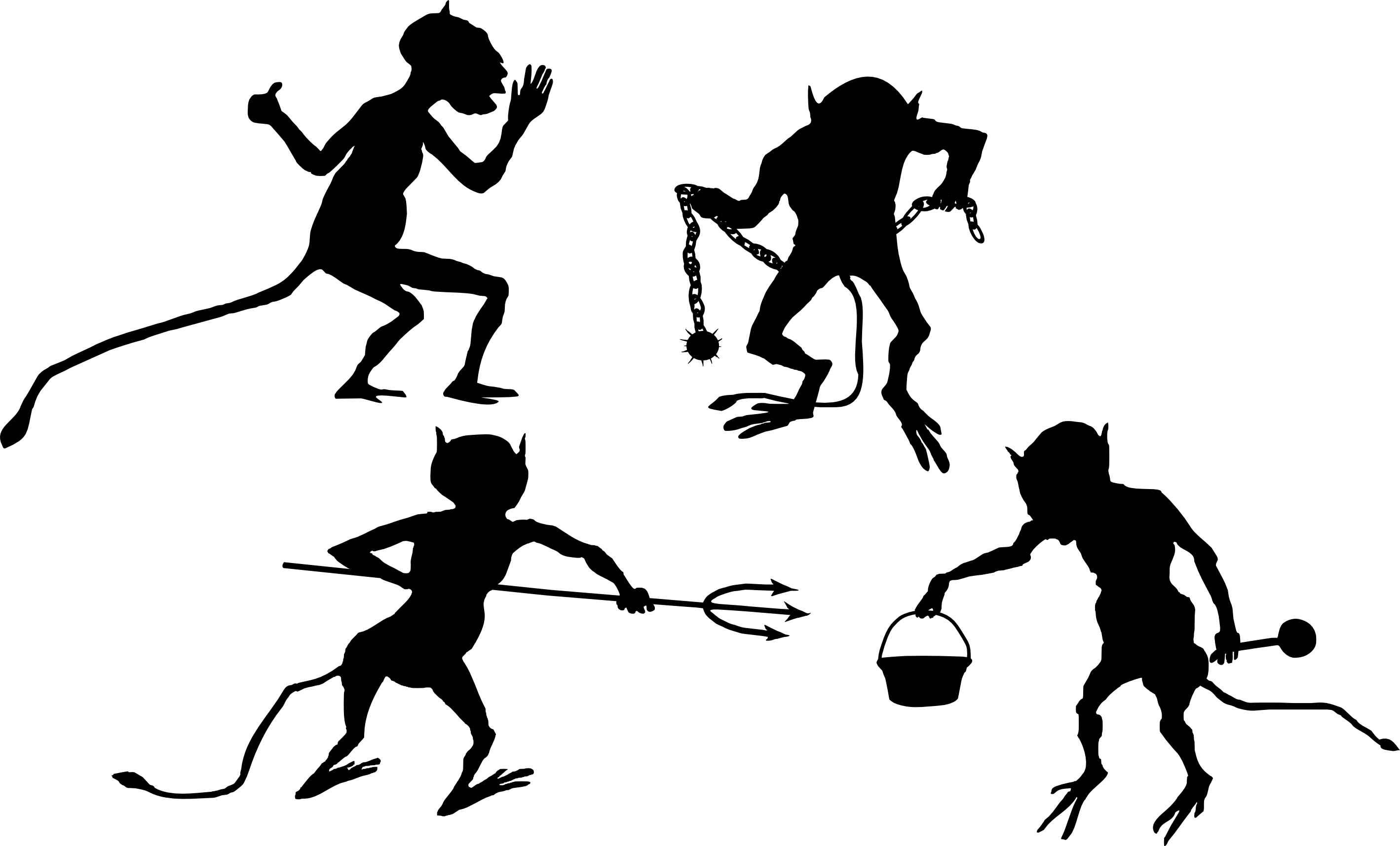 Dabbling With Silhouettes - Minions (2837x1716)