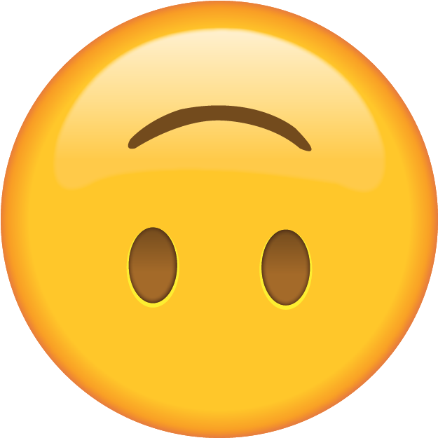 Upside-down Face Emoji - Upside Down Face Emoji (640x640)