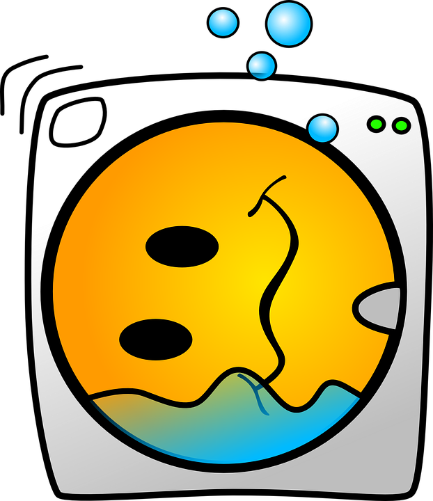 Smiley Flower Cliparts 23, Buy Clip Art - Washing Machine Clip Art (622x720)