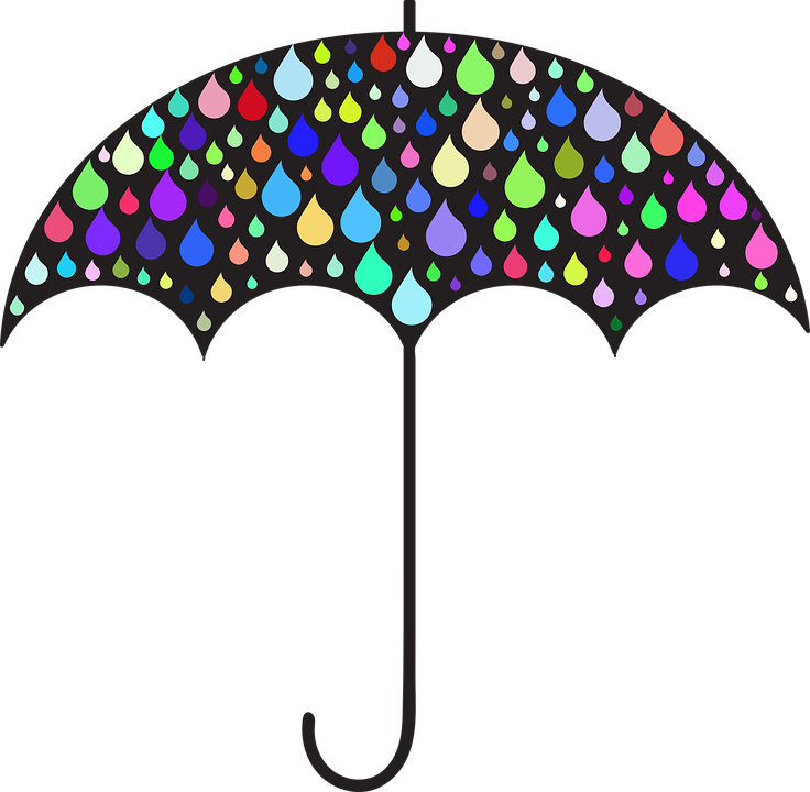 Shower Umbrella Cliparts 28, Buy Clip Art - ! 5'x7'area Rug (764x748)