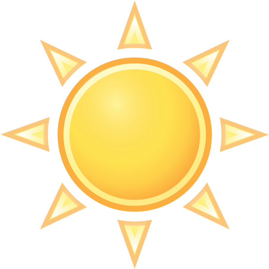 Weather - Clear Sky Weather Symbol (958x958)